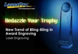 Rhinestone on trophy & award