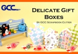 Delicate Gift Boxs by GCC Scrapbook Cutter Scrapbook