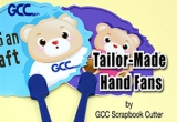 Tailor Made Hand Fans by GCC Scrapbook Cutter