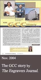 GCC Story by the Engraver Journal.