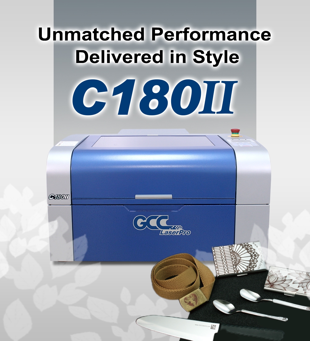 C180II 12-40W CO2 Desktop Laser Engraver