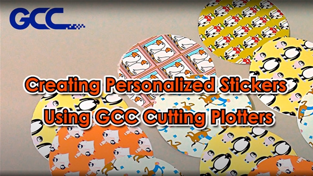 Создание персонализированных наклеек с помощью режущих плоттеров GCC.