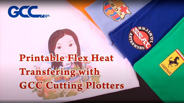 Printable Flex Heat Transferring with GCC Cutting Plotters