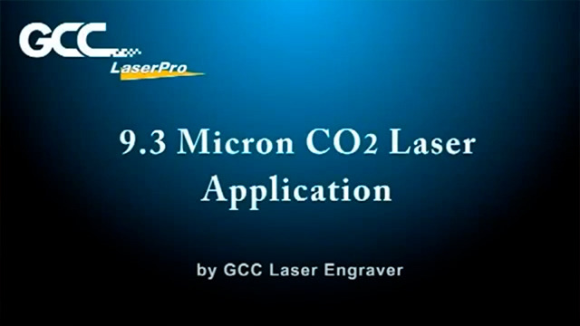 Corte de PET con láser de CO2 de 9,3 μ