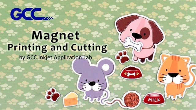 Magnet Printing and Cutting