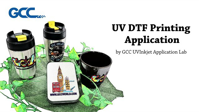 GCC JF-2418UV - DTF on Mug, Tumbler and Metal Box