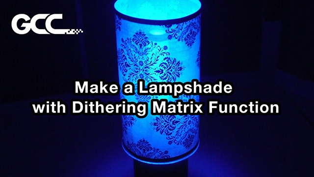 Make a Lampshade with Dithering Matrix Function
