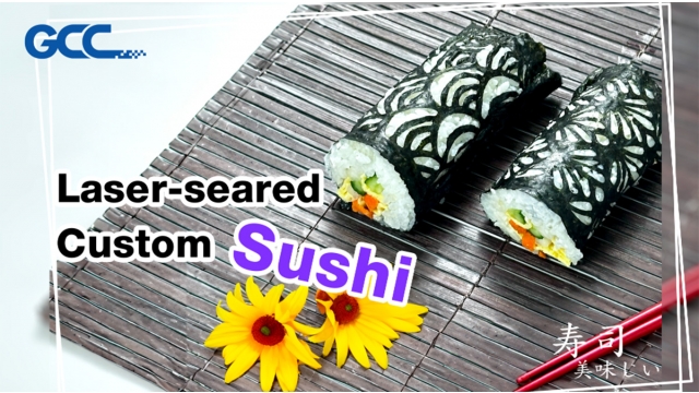 Laser-seared Custom Sushi