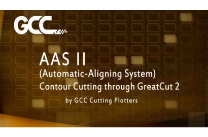 AAS II (Система автоматического позиционирования) Контурная резка с помощью GreatCut