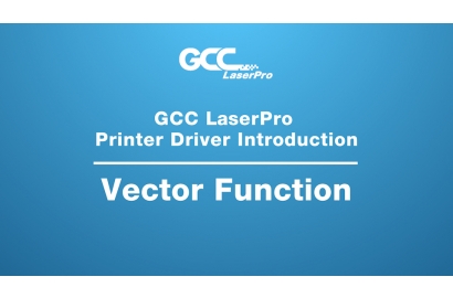 GCC LaserPro Print Driver - Vector Function Introduction