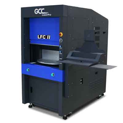 GCC launches the LaserPro LFC II Work Station.